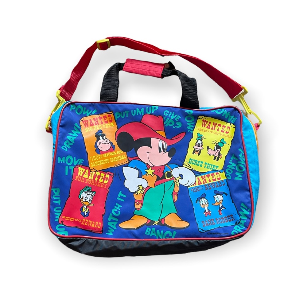Vintage Walt Disney Company Mickey Mouse Western Small Children's Bag - Picture 1 of 8